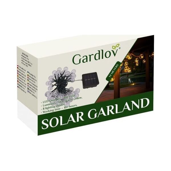 Gardlov Girlanda solarna 12m IP65 Gardlov 24010