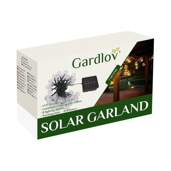 Gardlov Girlanda solarna 7m IP65 Gardlov 24008