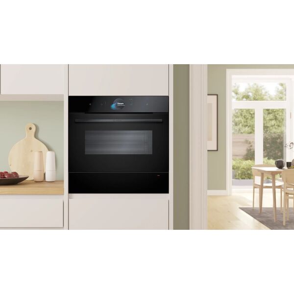Szuflada grzewcza Bosch Built-in heating drawer Bosch BIC9101B1, 60 x 14 cm, Black