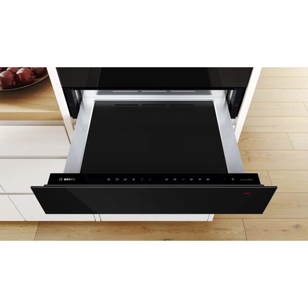Szuflada grzewcza Bosch Built-in heating drawer Bosch BIC9101B1, 60 x 14 cm, Black