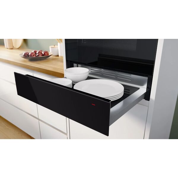 Szuflada grzewcza Bosch Built-in heating drawer Bosch BIC9101B1, 60 x 14 cm, Black