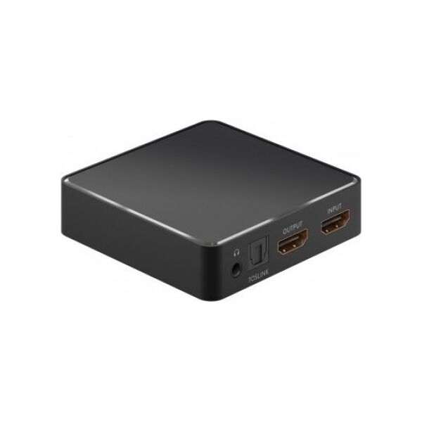 Goobay goobay HMDI audio extractor 4K @ 30 Hz, HDMI splitter (black)