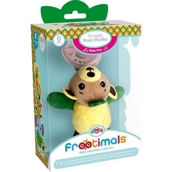 Kids Euroswan Pluszowa przytulanka ze smoczkiem Bubba Tropibear Frootimals FT00018 Kids Euroswan
