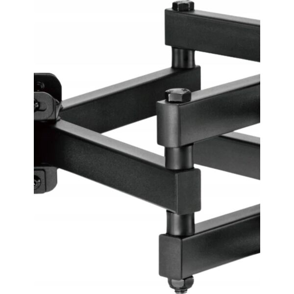 Kivi Free-tilt design: simplifies adjustment for better visibility and reduced glareSwivel mechanism provides maximum viewing flexibilitySpirit level ensures perfect positioningConvenient cable holder. 37-80". Max 40kg.