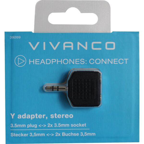 Kabel Vivanco Vivanco adapter 3,5mm - 2x3,5mm (39269)