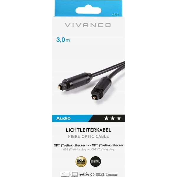 Kabel Vivanco Vivanco cable Toslink optical 3m (46151)