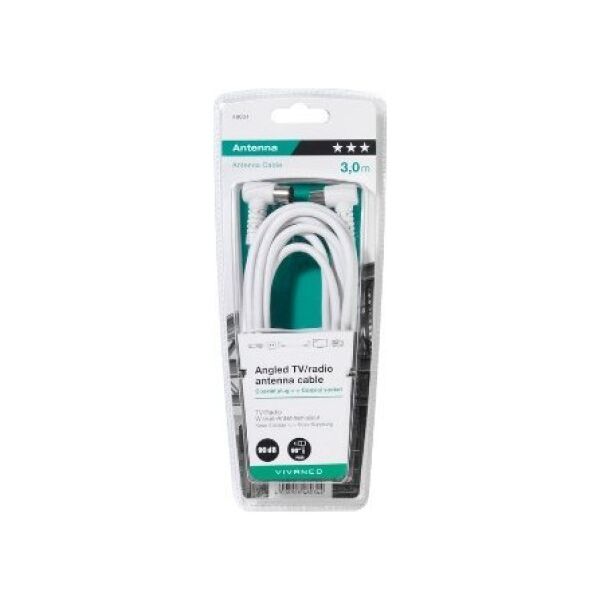 Kabel Vivanco Vivanco coaxial cable angled 3m (48034)