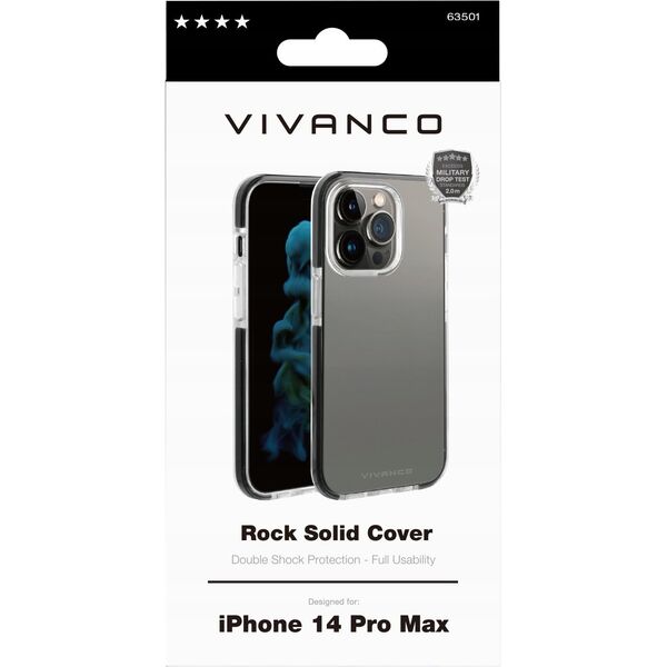 Vivanco Vivanco case Rock Solid Apple iPhone 14 Plus, transparent (63486)