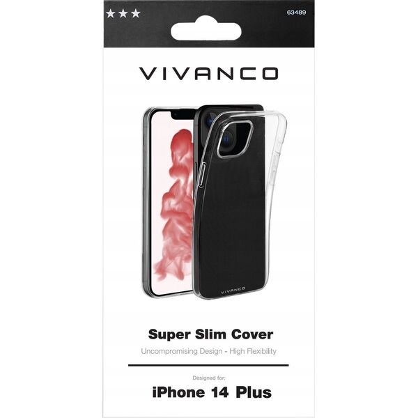 Vivanco Vivanco case Super Slim Apple iPhone 14 Plus, transparent (63489)