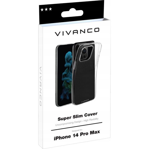 Vivanco Vivanco case Super Slim Cover Apple iPhone 14 Pro Max, transparent (63504)