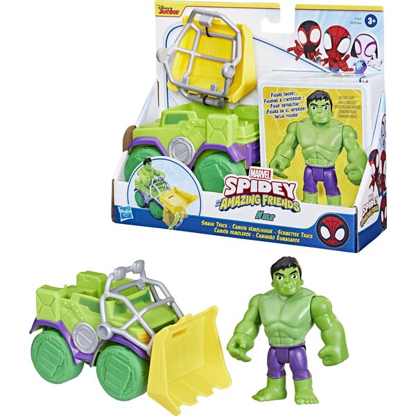 Figurka Hasbro Spidey and his Amazing Friends Vehicle & Figure Hulk