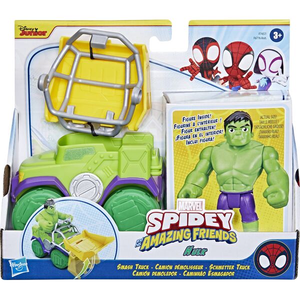 Figurka Hasbro Spidey and his Amazing Friends Vehicle & Figure Hulk
