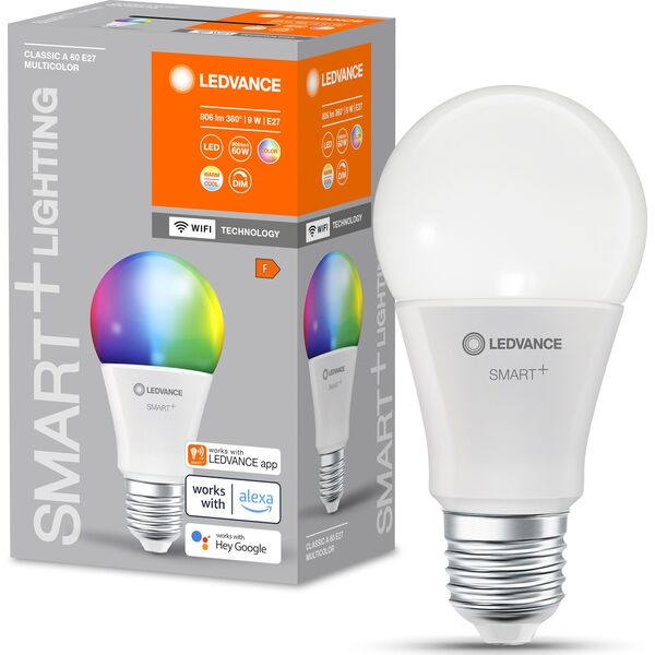 Osram LEDVANCE Żarówka LED E27 A60 9W=60W RGB SMART+WIFI