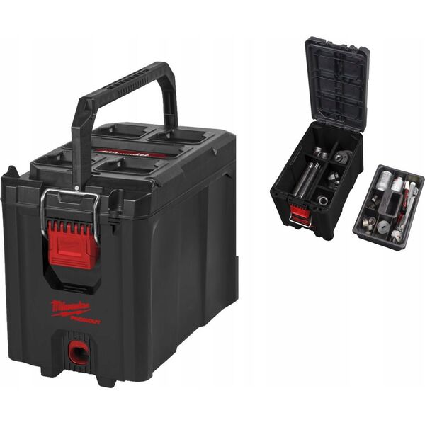 Sourcing Aukštas įrankių lagaminas MILWAUKEE PACKOUT 41,1cm