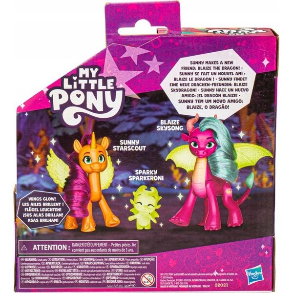 Figurka Hasbro MY LITTLE PONY Figure Dragon Light reveal