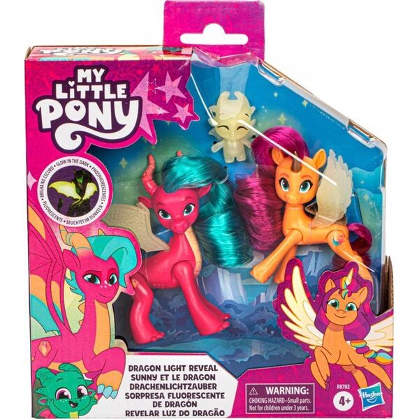 Figurka Hasbro MY LITTLE PONY Figure Dragon Light reveal