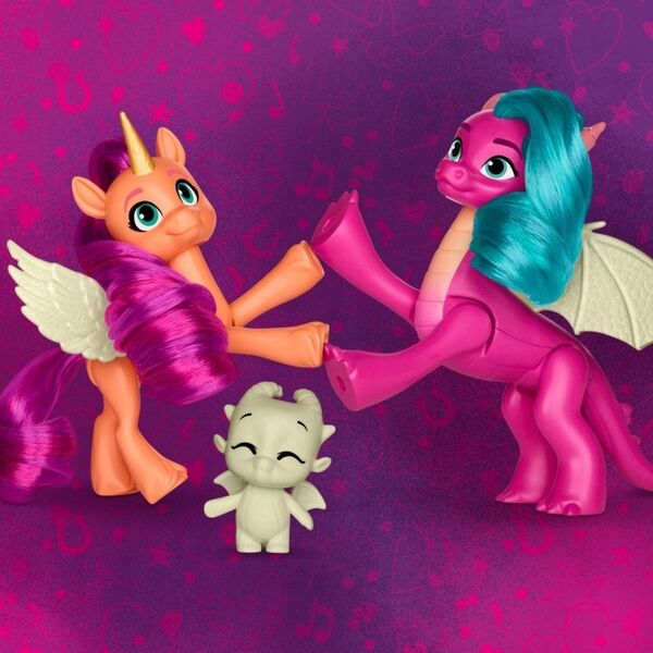 Figurka Hasbro MY LITTLE PONY Figure Dragon Light reveal