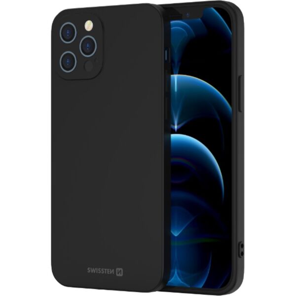 Swissten Soft Joy Case For Iphone 16 Pro Black