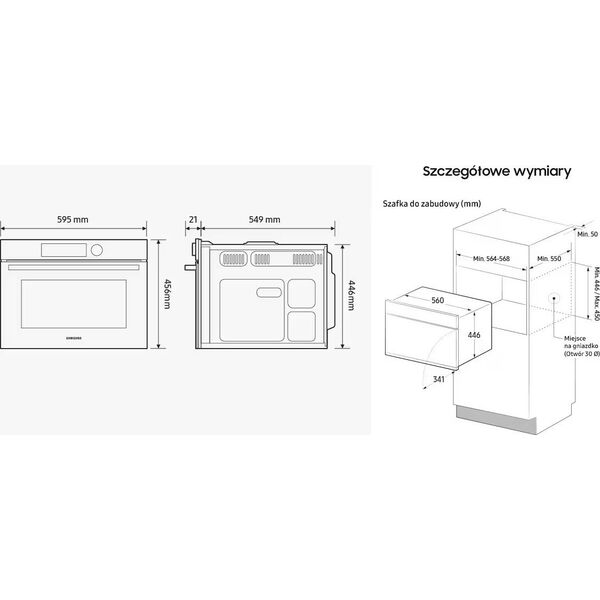 Piekarnik Samsung Oven Samsung NQ5B5763DBB
