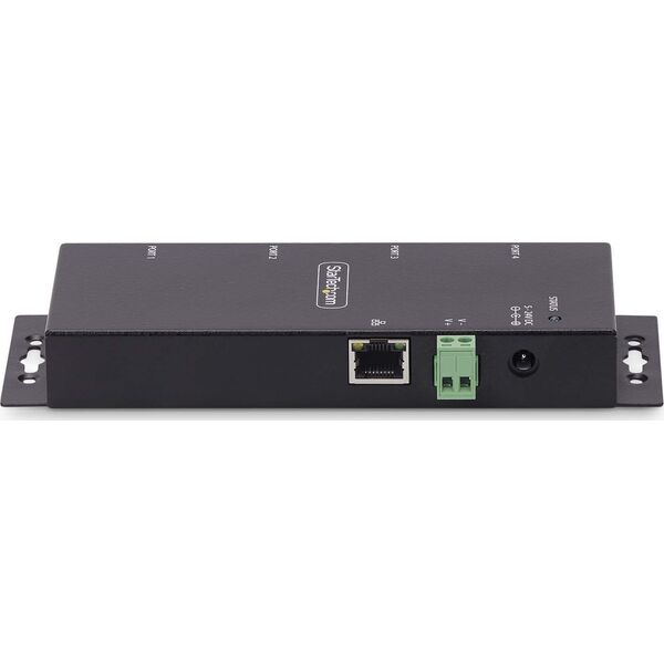Konwerter światłowodowy StarTech StarTech I43-SERIAL-ETHERNET konwerter szeregowy/repeater/izolator RS-232 RJ-45 Czarny