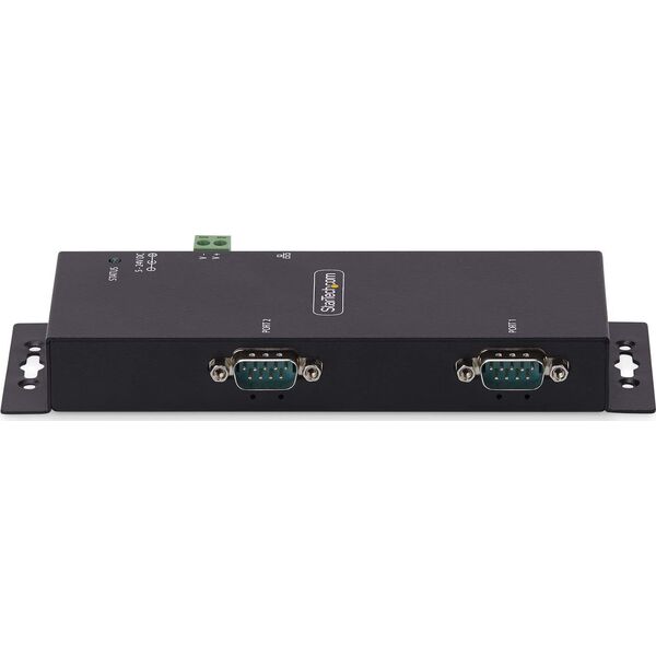 Konwerter światłowodowy StarTech StarTech I23-SERIAL-ETHERNET konwerter szeregowy/repeater/izolator RS-232 RJ-45 Czarny