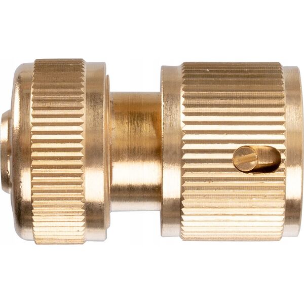 XTline Brass connection with STOP mech. 1/2"