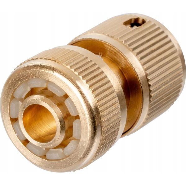 XTline Brass connection with STOP mech. 1/2"