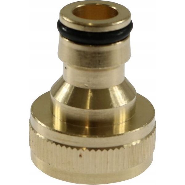 Richmann Brass nipple with internal thread 3/4"
