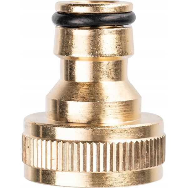 Richmann Brass nipple with internal thread 3/4"