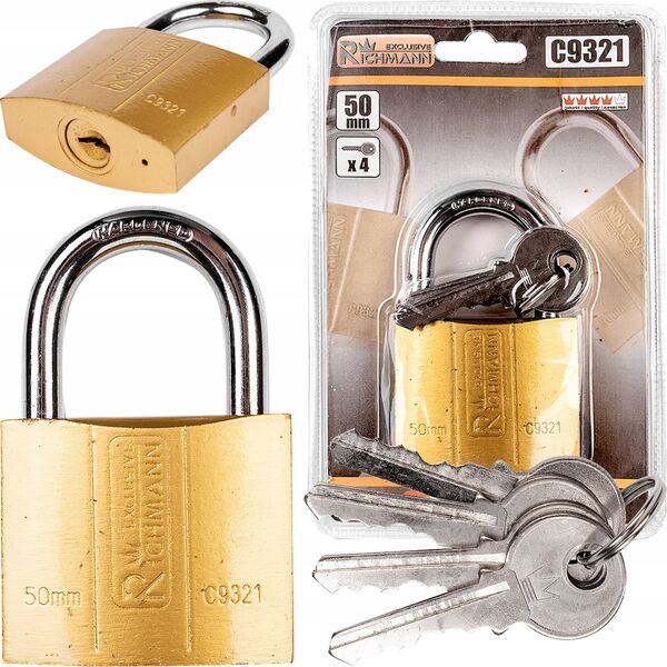 Richmann Gold-colored lock 60 mm