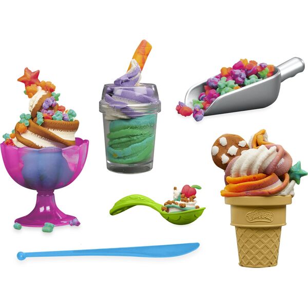 Play-Doh PLAY-DOH playset rainbow swirl ice cream