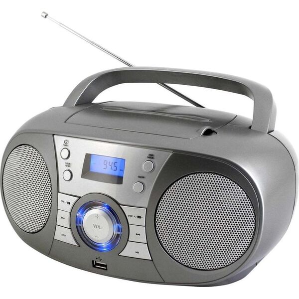 Radio Soundmaster Soundmaster SCD1800TI radio Osobisty Srebrny