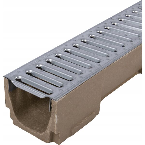 ACO DRAIN CHAN WITH GALV STEEL GRAT 1.0M H90