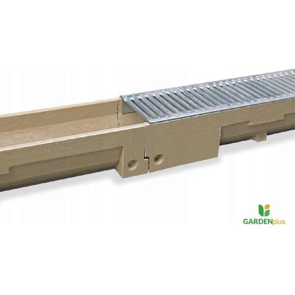 ACO DRAIN CHAN WITH GALV STEEL GRAT 1.0M H90