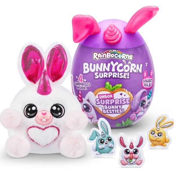 HP RAINBOCORNS plush toy with accessories Bunnycorn, 9260/9260SQ1