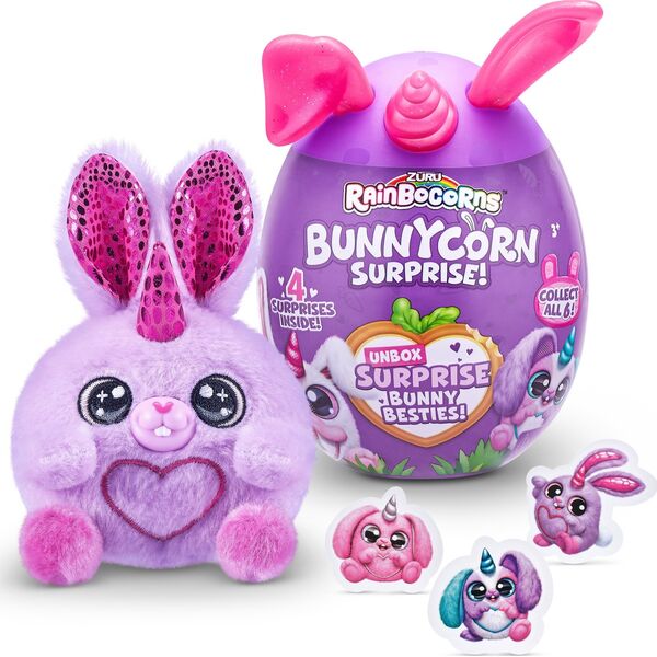 HP RAINBOCORNS plush toy with accessories Bunnycorn, 9260/9260SQ1