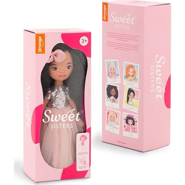 Sweet Sisters Tina w Różowej Sukience z Cekinami