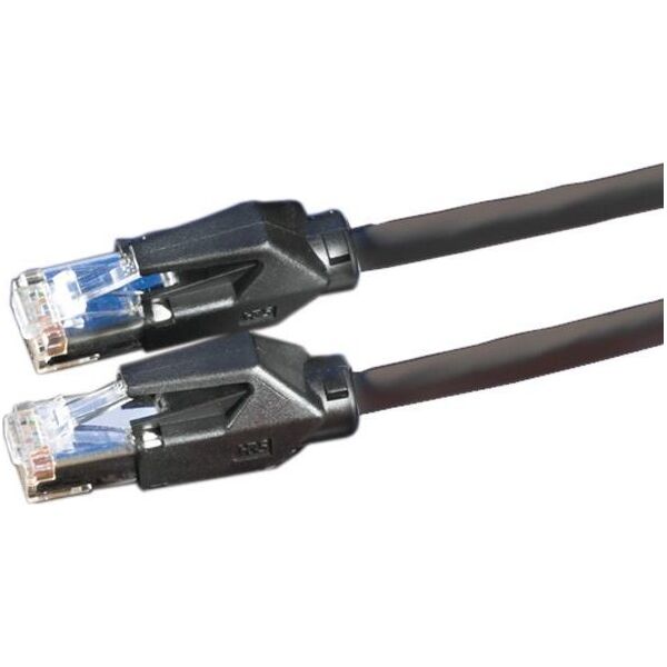 Dätwyler DÄTWYLER S/FTP Kabel krosowy kat. 6 (klasa E), CU 7702 flex LS0H, Hirose TM21, czarny, 10 m