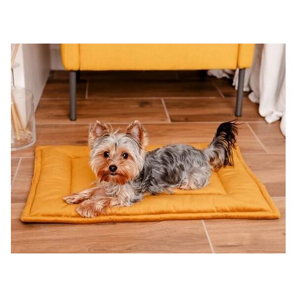 Mimikoko MIMIKO Pets Mata Velvet 70x50cm musztarda