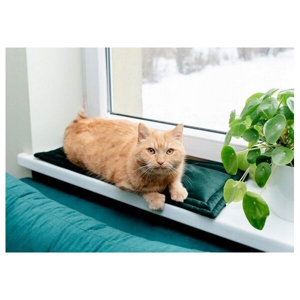 Mimikoko MIMIKO Pets Mata Velvet 25x70cm butelkowa zieleń