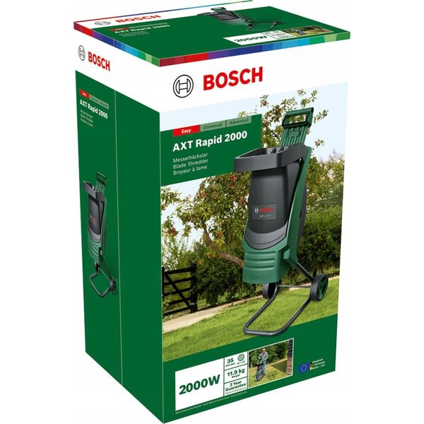 Bosch Bosch Rapid shredder AXT Rapid 2000 (green/black, 2,000 watts)