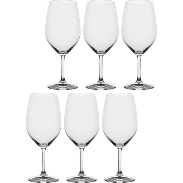Zestaw 6 kieliszków do wina Bordeaux Novello - Przezroczysty, 620 ml