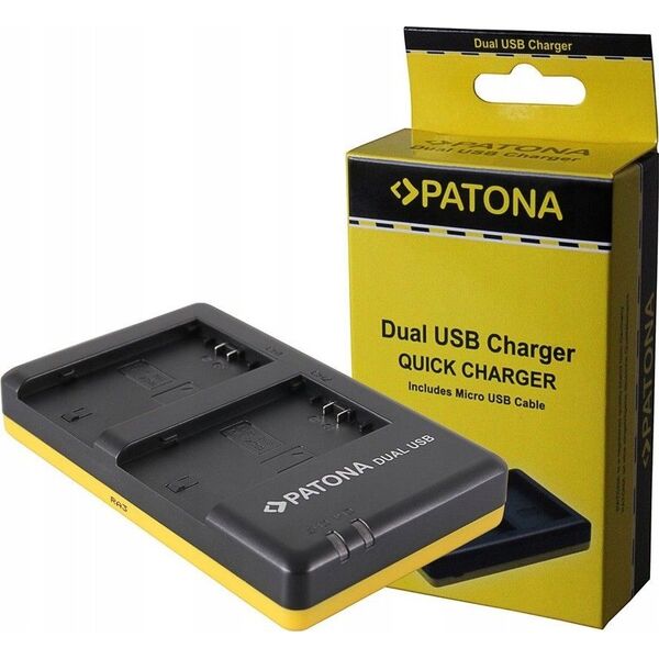 Ładowarka do aparatu Patona PATONA 1927 ładowarka akumulatorów Akumulator aparatu cyfrowego USB