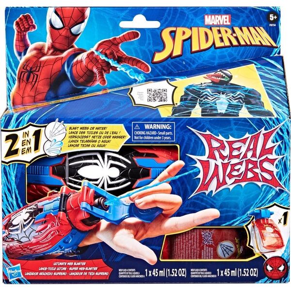Spiderman SPIDER-MAN Role play Real webs ultimate web blaster
