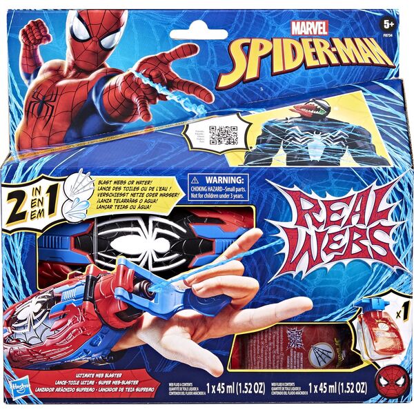 Spiderman SPIDER-MAN Role play Real webs ultimate web blaster