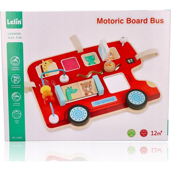 WOODEN GAME BUS