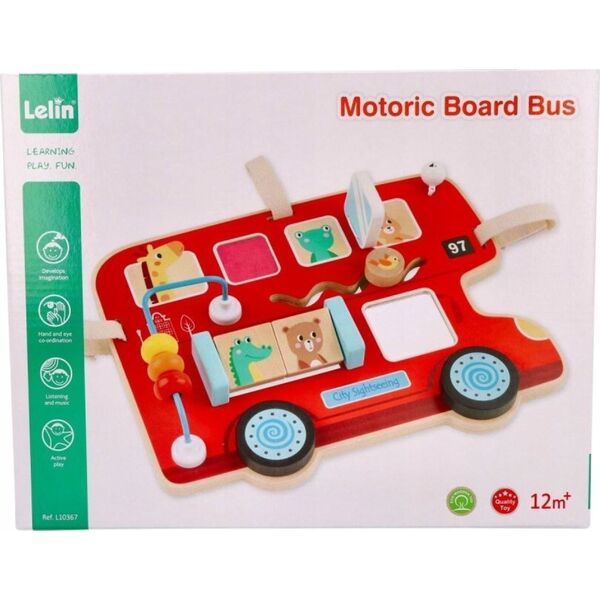 WOODEN GAME BUS