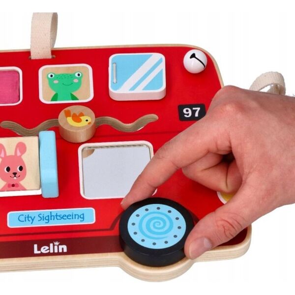 WOODEN GAME BUS