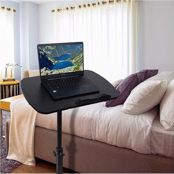 NN D2 regulowany stolik przyłóżkowy na kółkach pod laptop