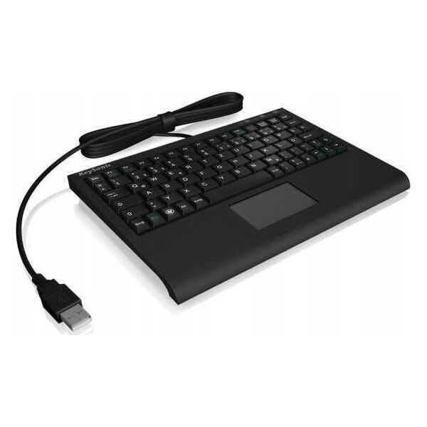 Podkładka Keysonic KeySonic ACK-3410 klawiatura USB QWERTZ Niemiecki Czarny